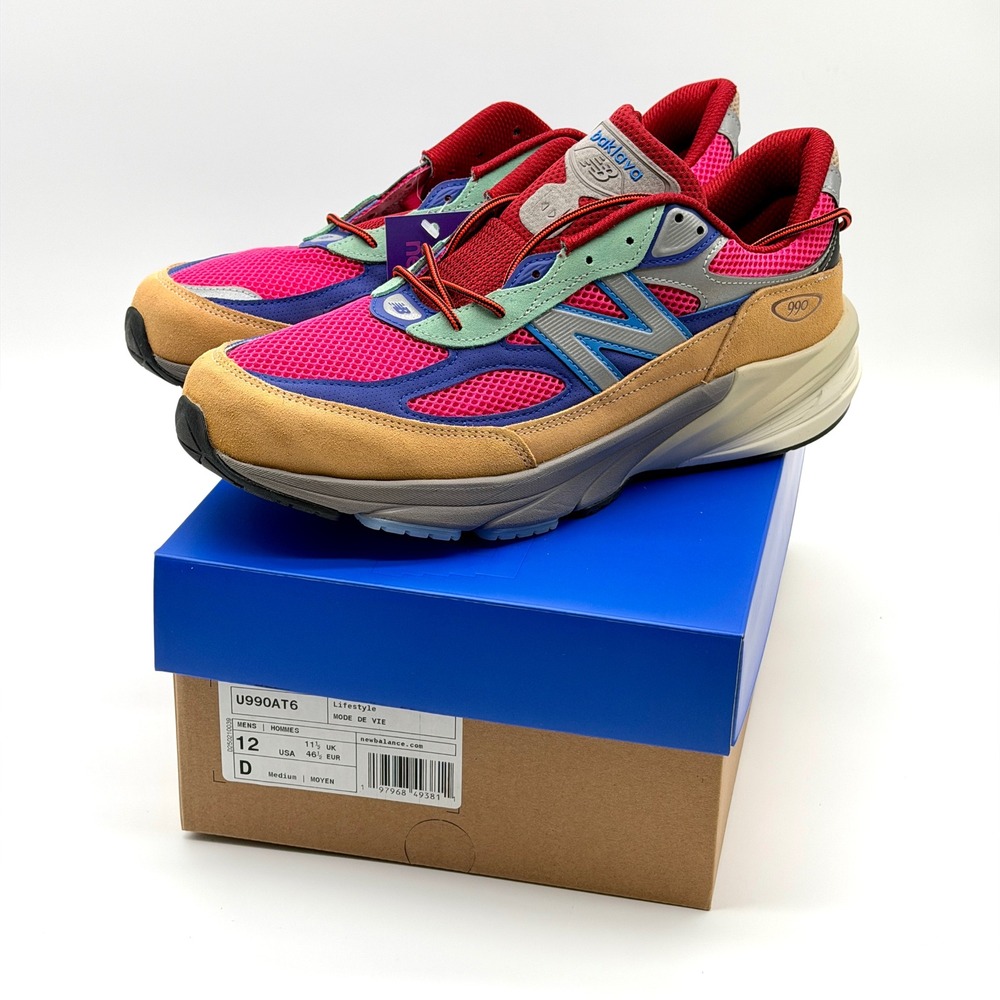 Action Bronson New Balance 990v6 Baklava Ainozama U990AT6 Mens 12 Made in USA - Picture 2 of 5